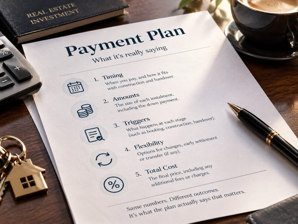 What a payment plan is actually saying