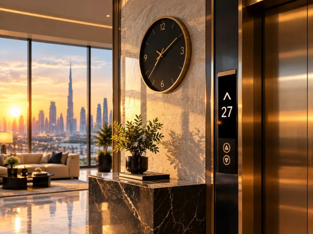 The hour that tells you the floor