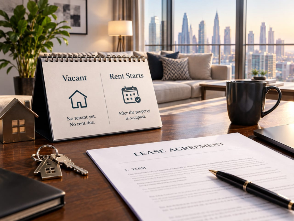 Rent after the vacancy, not before