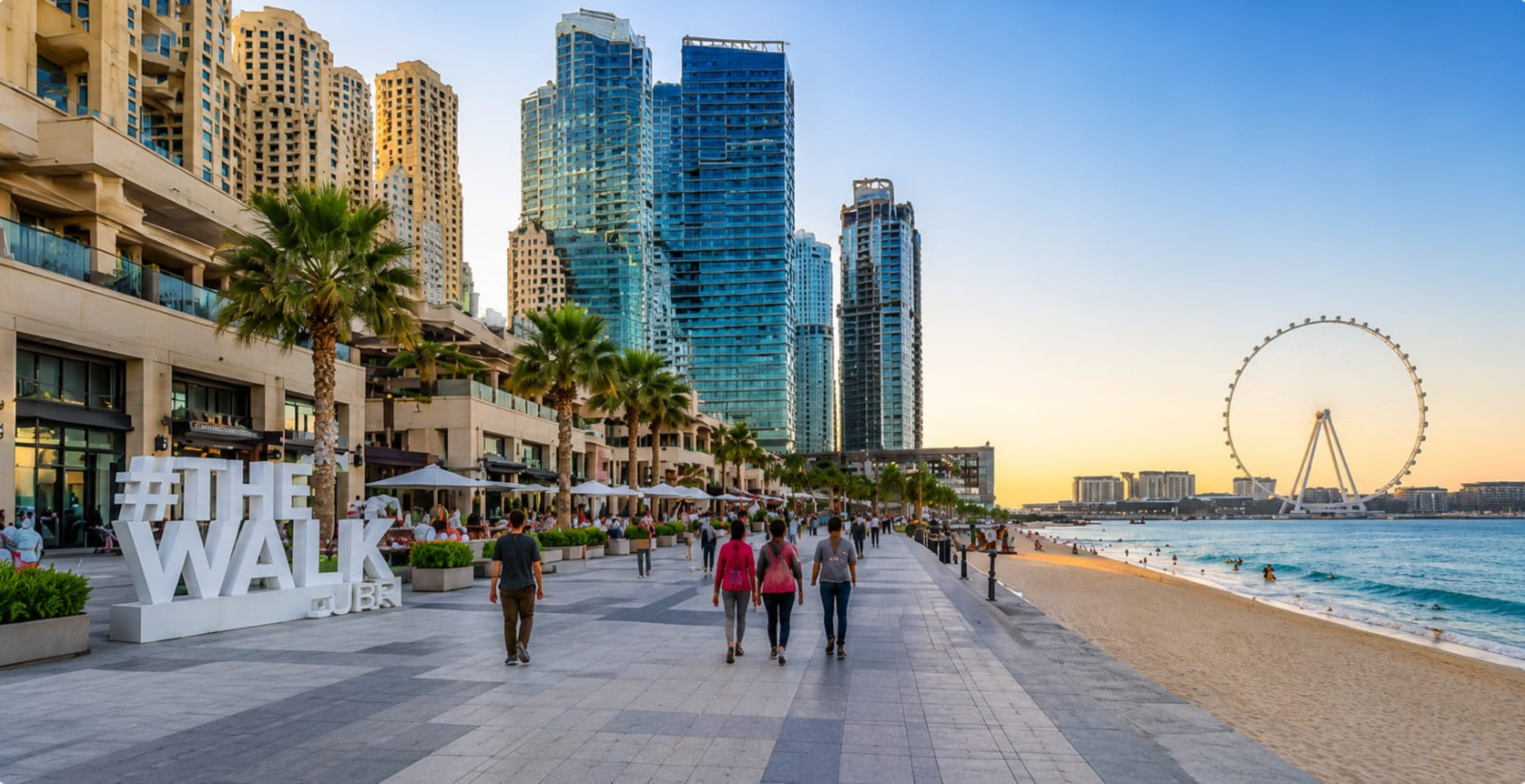 JBR & The Walk, Address Beach